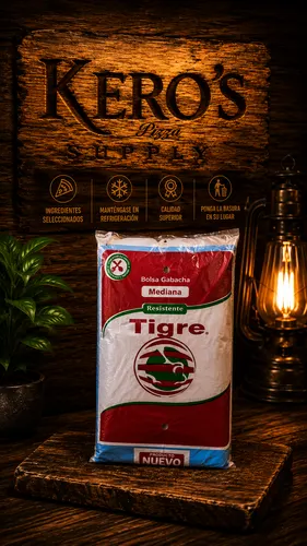 Bolsa Mediana Tigre - Imagen Vertical